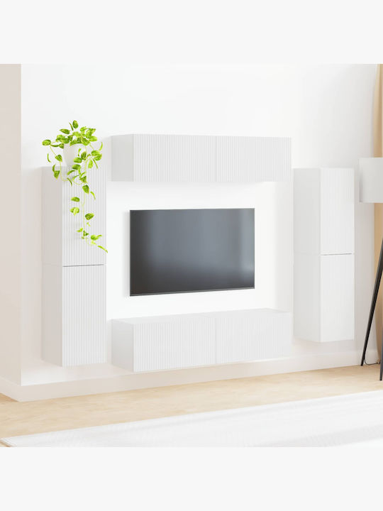 Bibliotecă Living Albă L31xL30xÎ60cm