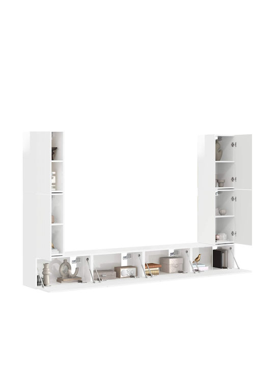 Bibliotecă Living Albă L31xL30xÎ60cm