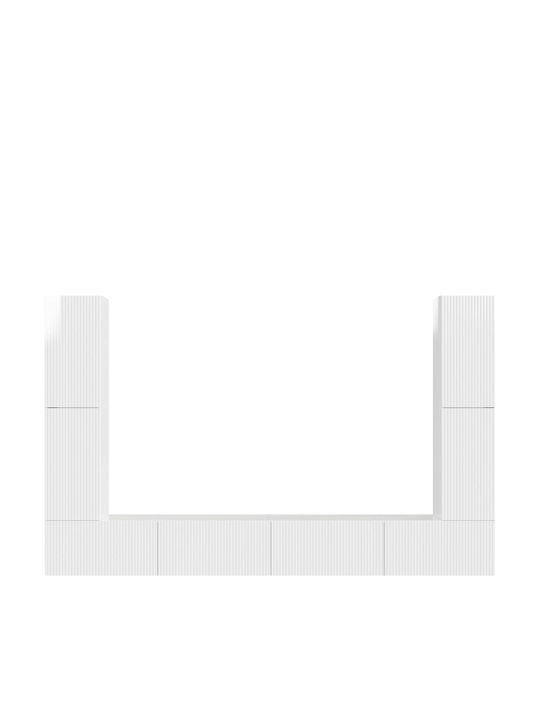 Bibliotecă Living Albă L31xL30xÎ60cm