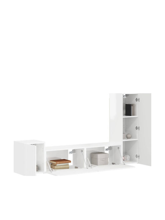 Living Room TV Unit White L30xW31xH100cm