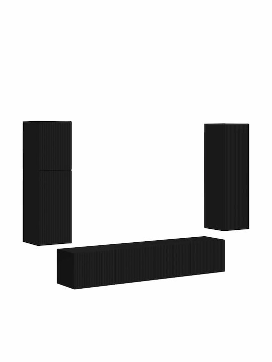 Living Room TV Unit Black L30xW31xH100cm