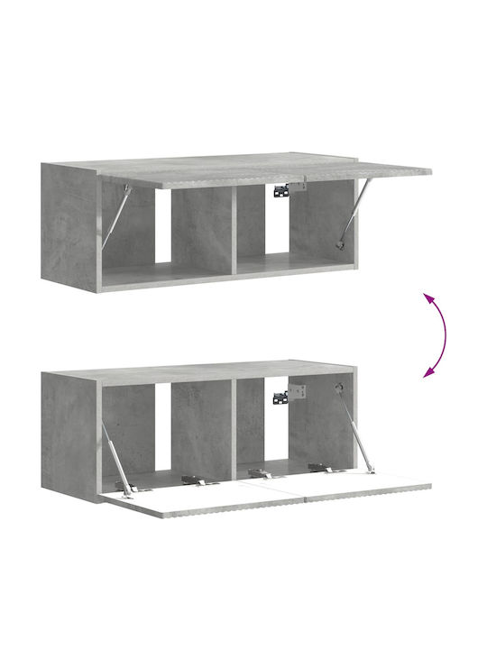 Wohnzimmer TV-Einheit Grey L98xB31xH29.5cm