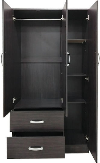 Triple Door with Loft Lego 90x42x240cm Wenge Shade Triple Door with Loft Lego 90x42x240cm Wenge Shade
