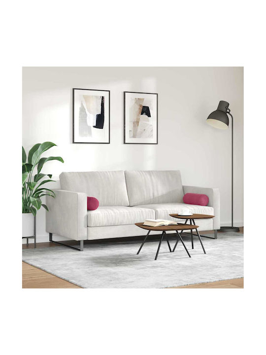 vidaXL Velvet Sofa Cushion Red 40x15cm