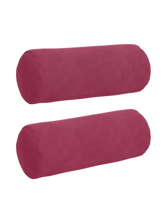 vidaXL Velvet Sofa Cushion Red 40x15cm