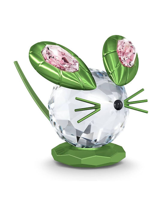 Swarovski Decorative Animal made of Crystal Mouse Dulcis 6x6.1x9.1cm 1pcs