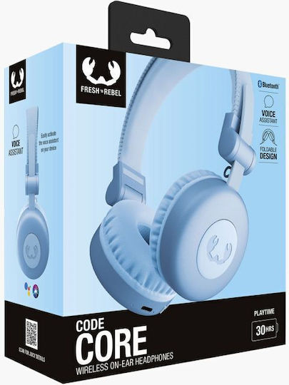 Fresh 'n Rebel Code Core Безжични / Жични Over Ear Слушалки с 30 часа Работа Vivid Blue