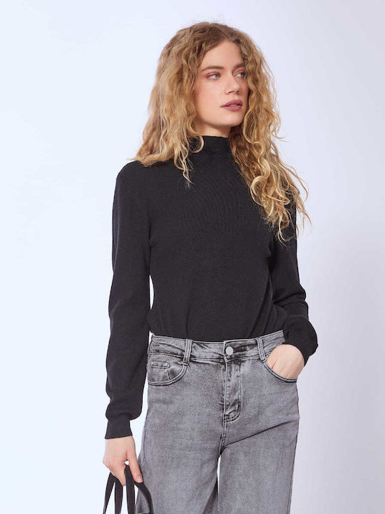 Celestino Body Pentru Femei Tricotat Monocrom Negru
