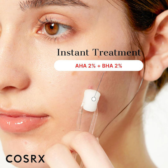 Cosrx The AHA 2 BHA 2 Blemish Treatment Soothing & Moisturizing Serum Face with Hyaluronic Acid for Detoxification & Dark Spots 50gr