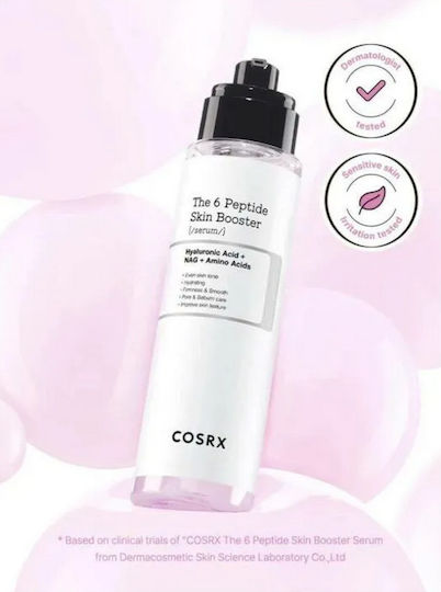 Cosrx The 6 Peptide Beruhigend & Anti-Aging Serum Gesicht mit Peptide für Strahlkraft & Straffung 150ml