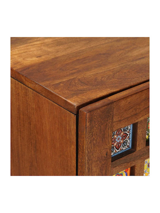Drawers Storage Solid Wood L40xW33.5xH110cm
