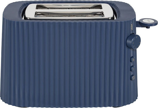 Alessi Plisse Prăjitor de pâine 2 sloturi 850W Albastru
