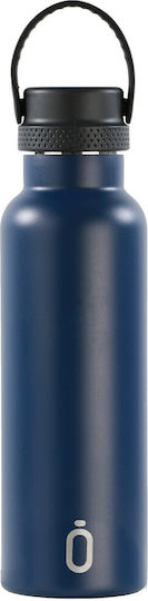 Safta Flasche Thermosflasche Rostfreier Stahl 600ml Navy Blue