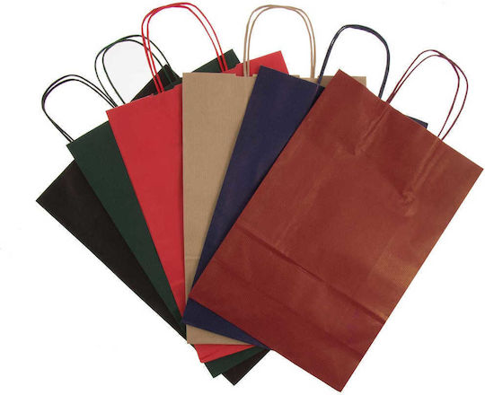 Mittelgroß Papier Tasche für Geschenke Grün