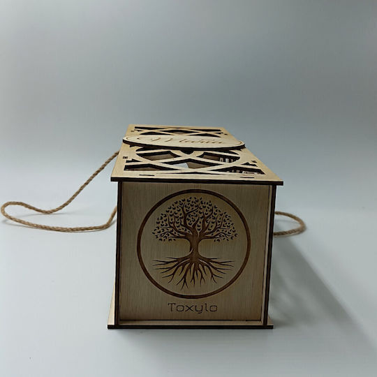 ToXylo Wooden Gift Box for Gift Wrapping with Personalization