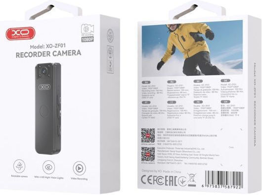 XO Spionagekamera ZF01 1080p mit Interner Speicher 32GB