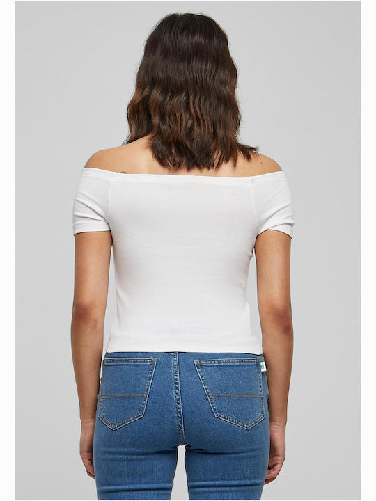 Γυναικείο Crop T-shirt Λευκό
