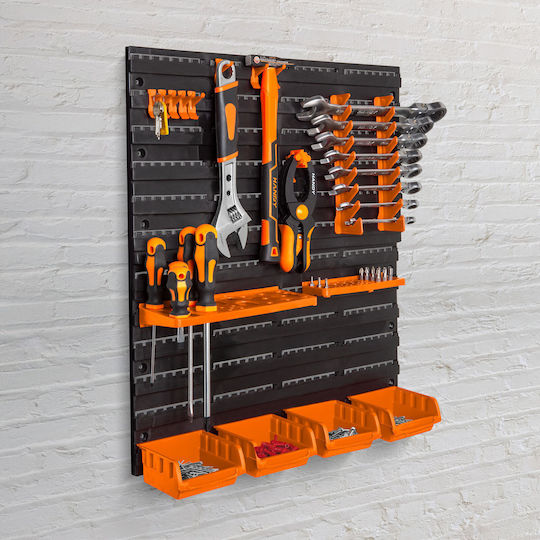 Organizator de Perete Suport pentru Unelte 2 Panouri 475 X 272 X 115 Mm