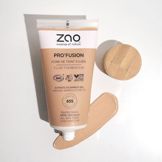 Zao Organic Makeup Organic Flüssig 851 Beige Porcelain 30ml
