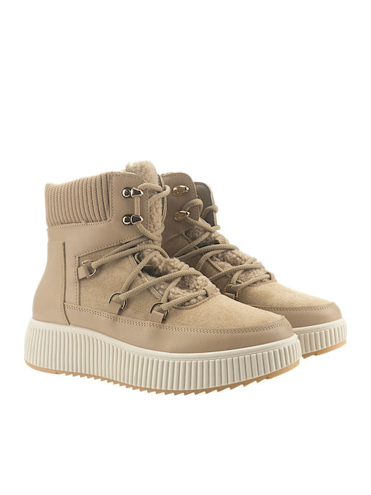 Women's Ankle Boots Khaki