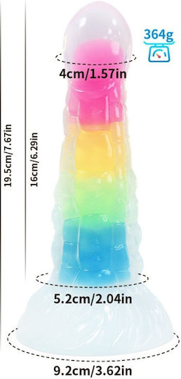 Ophelia's Dream Glass Dildo With Suction Cup