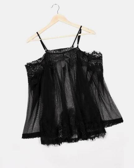 Sexy See Through Babydoll Lace Size One Size