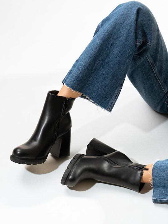Stiefeletten Damen Schwarz