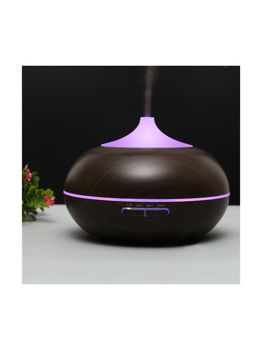 Vrising Lumini LED Dispozitiv de aromaterapie Ultrasonic cu temporizator Maro 400ml