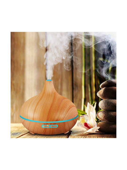Vrising LED Aromatherapie-Diffusor Ultraschall mit Timer Grün 550ml