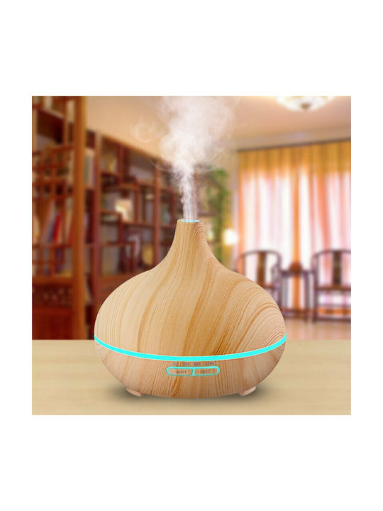 Vrising LED Aromatherapie-Diffusor Ultraschall mit Timer Grün 550ml