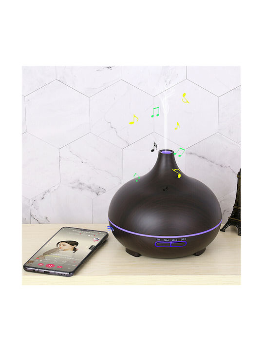 Vrising LED Aromatherapie-Diffusor Ultraschall mit Timer Braun 400ml