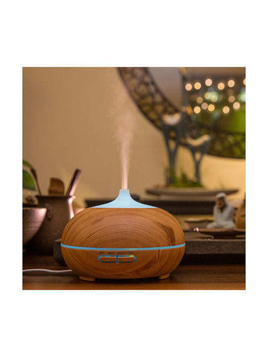 Vrising Lumini LED Dispozitiv de aromaterapie Ultrasonic cu temporizator Verde 400ml