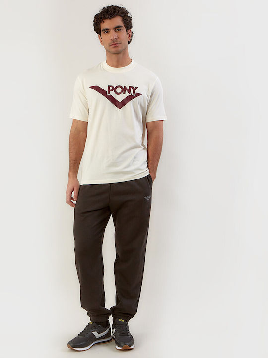 Athletic Short Sleeve Polo T-shirt Beige