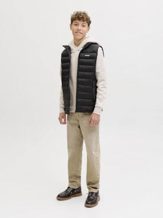 Kinder Freizeitjacke Ärmellos Schwarz