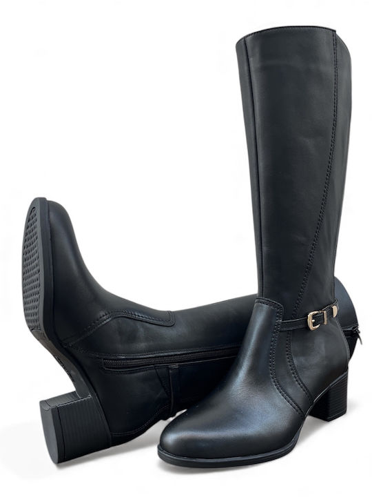 Leather Women's Boots Black