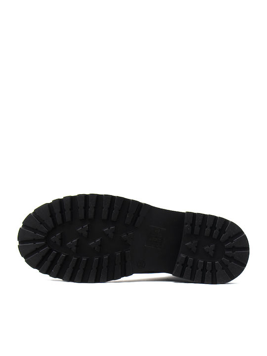 Leder Damenstiefel Schwarz