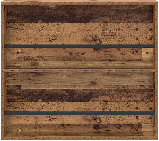 Wandregale Altes Holz 2Stücke 80x12x70cm