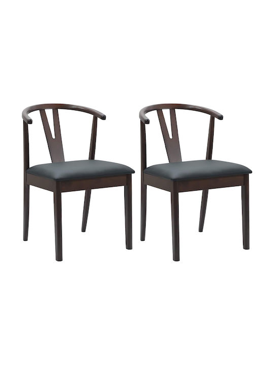 Столички Трапезария Light Brown, Black 2бр 50.5x61x80.5бр