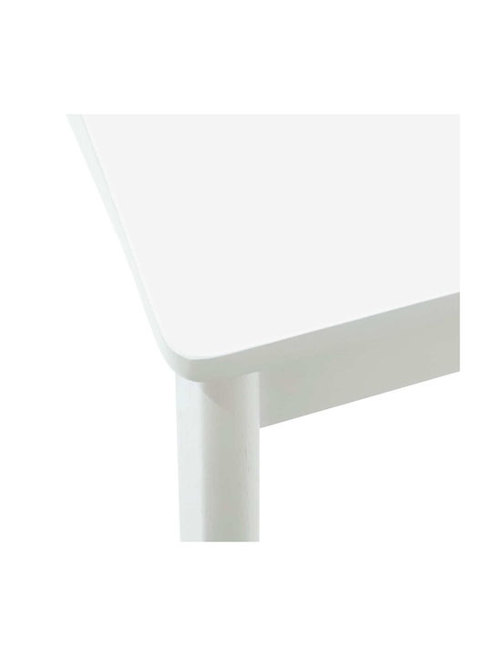 Dining Room Wooden Chair White 50.5x61x80.5cm 2pcs