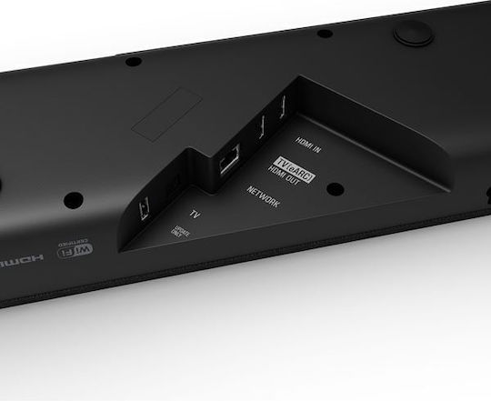 Yamaha TRUE X 50A Soundbar 2.1.2 Bluetooth, HDMI and Wi-Fi 280W with Wireless Subwoofer and Remote Control Carbon Grey