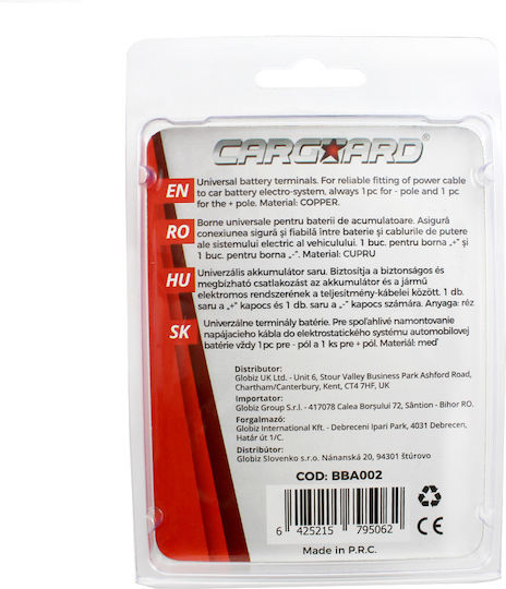 Set 1 Terminale Baterie Cupru CarGuard