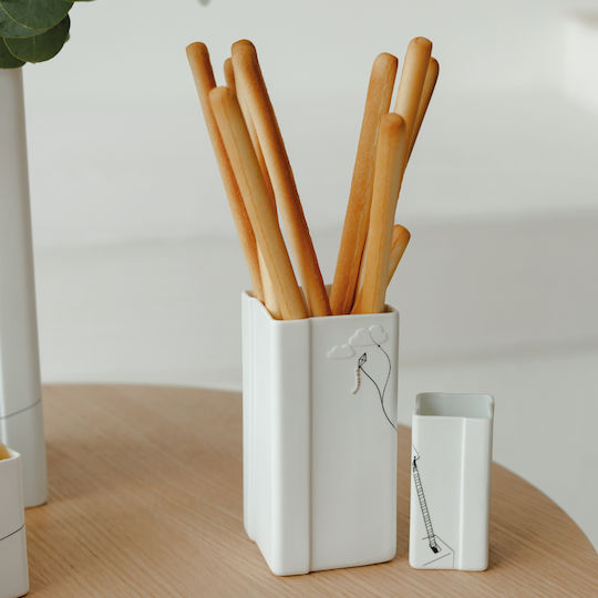 Raeder Set of 2pcs Jars General Use with Lid made of Porcelain Raeder Set of 2pcs Jars General Use with Lid made of Porcelain