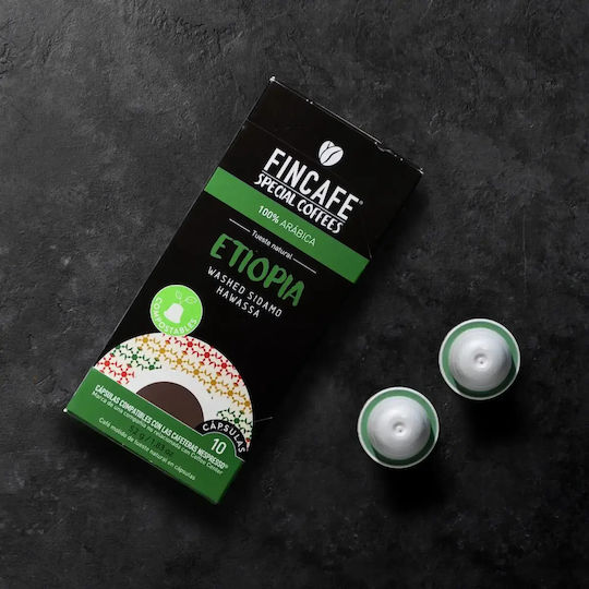 Fincafe Capsules Espresso Compatible with Machine Nespresso 10caps,tobolek