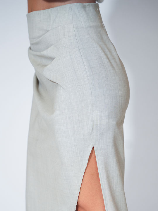 Hoch tailliert Rock Gray