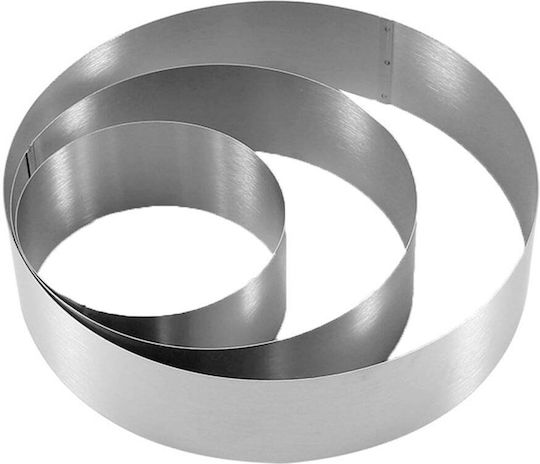 Pufo Metallische Kuchenringe Kuchenlagen Gebäck Silber Langlebig Einfach Zu Verwenden Pufo Metallische Kuchenringe Kuchenlagen Gebäck Silber Langlebig Einfach Zu Verwenden