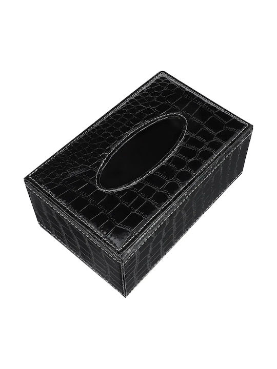 Suport pentru șervețele Neagră 24x12x8.5cm