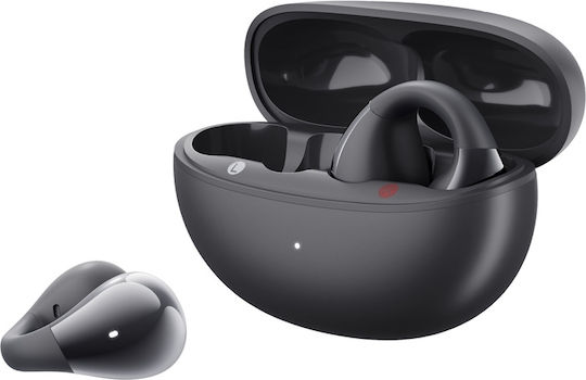 QCY Crossky C30S Open Ear Bluetooth Handsfree Earphones with Sweat Resistance and Charging Case Black