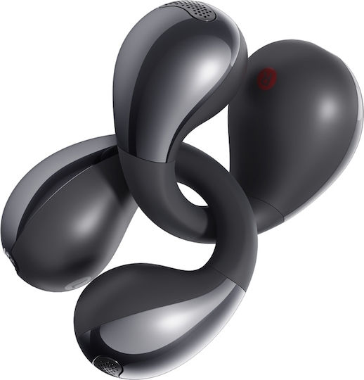 QCY Crossky C30S Open Ear Bluetooth Handsfree Earphones with Sweat Resistance and Charging Case Black