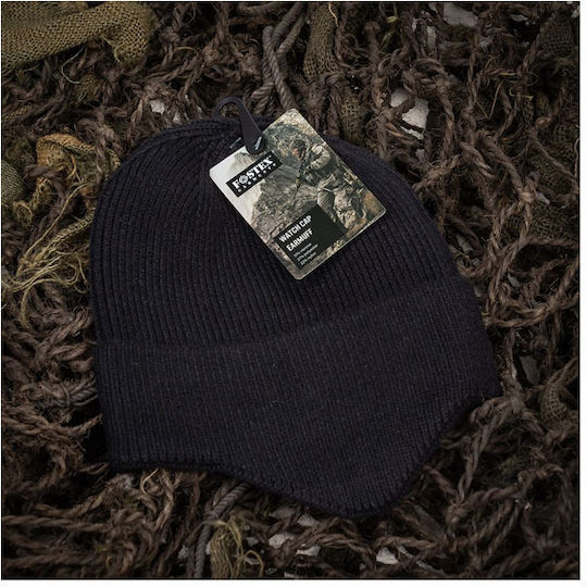 Unisex Earmuff Πλεκτό σε Μαύρο χρώμα