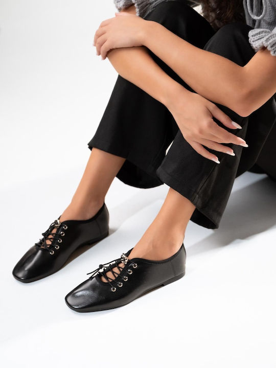 Pantofi balerini pentru femei Negre